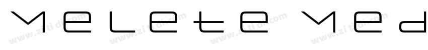 Melete Medium字体转换
